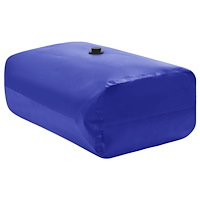vidaXL Vattentank med kran vikbar 100 L PVC