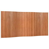 vidaXL Rumsavdelare brun 165x400 cm bambu