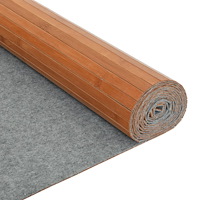 vidaXL Rumsavdelare brun 165x400 cm bambu