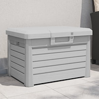 vidaXL Dynbox grå 73x50,5x46,5 cm polypropen