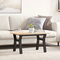 vidaXL Bordsben för soffbord Y-ram 60x40x38 cm stål