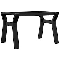 vidaXL Bordsben för soffbord Y-ram 60x40x38 cm stål