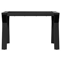 vidaXL Bordsben för soffbord Y-ram 60x40x38 cm stål