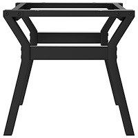 vidaXL Bordsben för soffbord Y-ram 60x40x38 cm stål