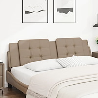 vidaXL Dyna till huvudgavel cappuccino 180 cm konstläder