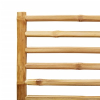 vidaXL Hopfällbara trädgårdsstolar 6 st 43x54x88 cm bambu