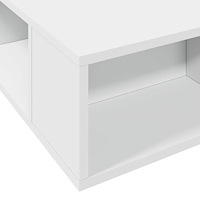 vidaXL Sängram vit 75x190 cm konstruerat trä