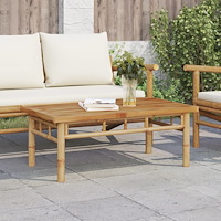 vidaXL Soffbord 90x50x35 cm bambu