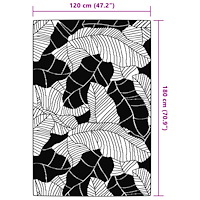 vidaXL Utomhusmatta ARAKIL grön 120x180 cm PP