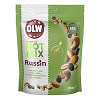 Olw Nötmix med russin 200 g (Utgånget datum)