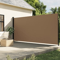 vidaXL Indragbar sidomarkis taupe 220x300 cm