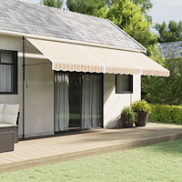 vidaXL Markisvolang flerfärgad randig 5 m