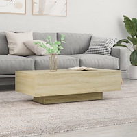 vidaXL Soffbord sonoma ek 100x49,5x31 cm konstruerat trä