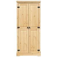 vidaXL Garderob Corona 76x50x170 cm massiv furu