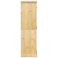 vidaXL Garderob Corona 76x50x170 cm massiv furu