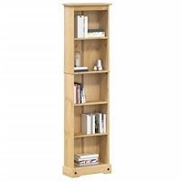 vidaXL Bokhylla Corona 46x20x170 cm massiv furu