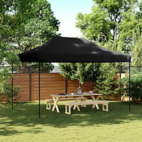 vidaXL Pop-Up hopfällbart partytält 440x292x315 cm svart