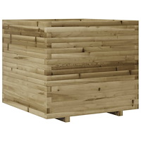 vidaXL Odlingslåda 80x80x72 cm impregnerat furu