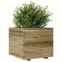 vidaXL Odlingslåda 80x80x72 cm impregnerat furu