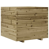 vidaXL Odlingslåda 80x80x72 cm impregnerat furu