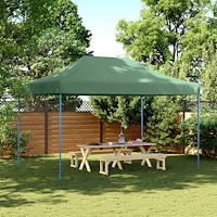 vidaXL Pop-Up hopfällbart partytält 440x292x315 cm grön