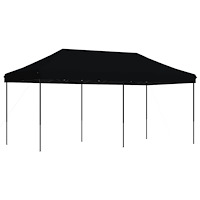 vidaXL Pop-Up hopfällbart partytält 580x292x315 cm svart