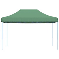 vidaXL Pop-Up hopfällbart partytält 410x279x315 cm grön