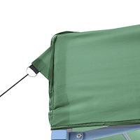vidaXL Pop-Up hopfällbart partytält 410x279x315 cm grön