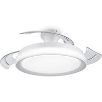 Philips Bliss Takfläkt med LED-belysning Varm-/kallvitt 4500 lm