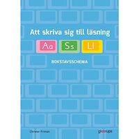Christer Friman Att skriva sig till läsning - Bokstavsschema (bok, spiral)