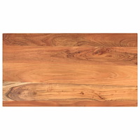 vidaXL Bordsskiva 120x50x3,8 cm rektangulär massiv akacia