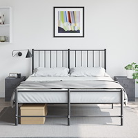 vidaXL Sängskåp 2 st antracit 34,5x39x44 cm stål