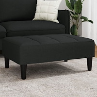 vidaXL Fotpall svart 77x55x31 cm sammet