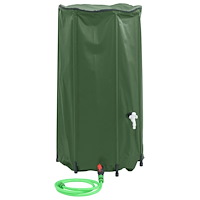 vidaXL Vattentank med kran vikbar 100 L PVC