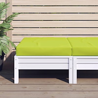 vidaXL Palldyna ljusgrön 60x60x9,5 cm oxfordtyg