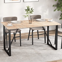 vidaXL Bordsskivor 3 st 80x47x1,7 cm rektangulär massiv furu