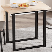 vidaXL Bordsskiva 80x50x2,5 cm rektangulär massiv furu