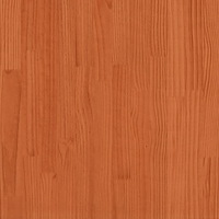 vidaXL Odlingslåda vaxbrun 80x80x68,5 cm massiv furu