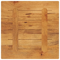 vidaXL Bordsskiva 60x60x3,8 cm fyrkantig massivt mango-trä