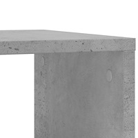 vidaXL Sidoskåp med hjul betonggrå 50x30x55 cm konstruerat trä