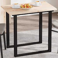 vidaXL Bordsskiva 80x50x1,7 cm rektangulär massiv furu