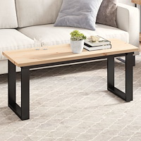 vidaXL Bordsskiva 110x40x2,5 cm rektangulär massiv furu
