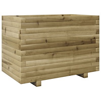 vidaXL Odlingslåda 70x40x49,5 cm impregnerat furu