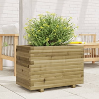 vidaXL Odlingslåda 70x40x49,5 cm impregnerat furu