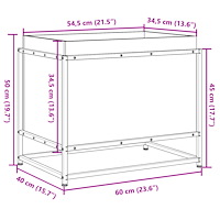 vidaXL Odlingslådor vit 60x40x50 cm massiv furu