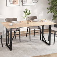 vidaXL Bordsskivor 3 st 80x53x1,7 cm rektangulär massiv furu