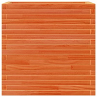vidaXL Odlingslåda vaxbrun 70x40x68,5 cm massiv furu