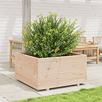vidaXL Odlingslåda 90x90x49,5 cm massivt furuträ