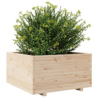 vidaXL Odlingslåda 90x90x49,5 cm massivt furuträ