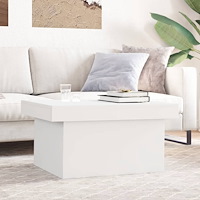vidaXL Soffbord vit 100x55x40 cm konstruerat trä
